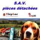 SAV Tinyloc - Pices dtaches pour radar de reprage Tinyloc R1 et R2.