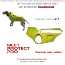 Gilet protection pour chiens, en Kevlar Jaune - PROTECT PRO Browning - image 1