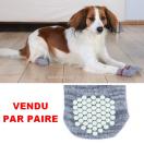 Chaussettes pour chien avec pastilles anti drapantes