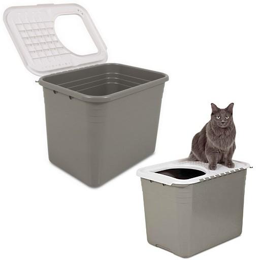 Bac à litière pour chat Top Entry Litter Pan : caisse litière pour chats.  Morin, accessoires pour chat et chaton