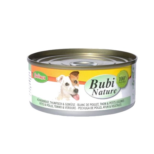 Bubi Nature chien, blanc de poulet, thon et petits légumes