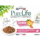 Pte Pure Life Wet Saumon pour chat