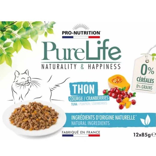 Pâtée Pure Life Wet Thon pour chat