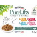 Pte Pure Life Wet Multi (4 varits) pour chat