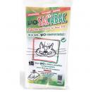 Sacs  litires jetables et compostable avec lien de fermeture - Bio Sacabac
