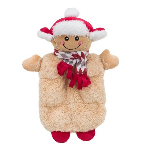 Jouet de noël pour chien, Xmas Peluche Bonhomme en pain d'épices