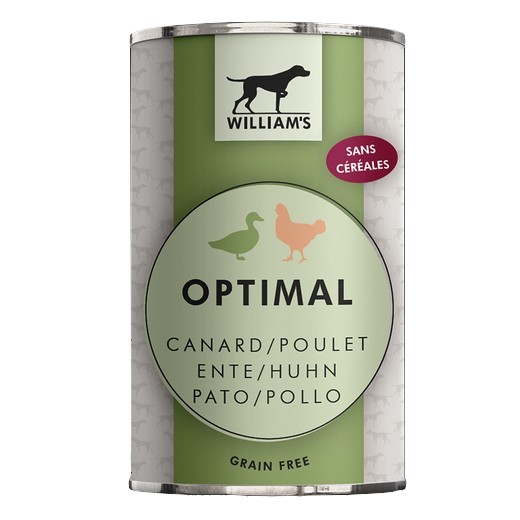 Meilleurs prix pour OPTIMAL William's au canard et au poulet